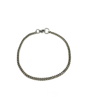 2mm Cuban Chain Link Bracelet