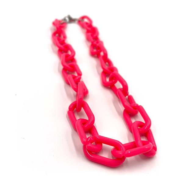 Neon Colored Acrylic Plastic Chain Links Pieces (14mm x 9mm) –  TinySupplyShop