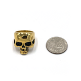 Burton Skull Ring Gold