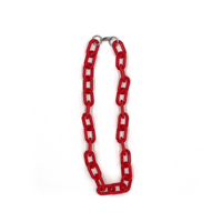Red Acrylic Chain